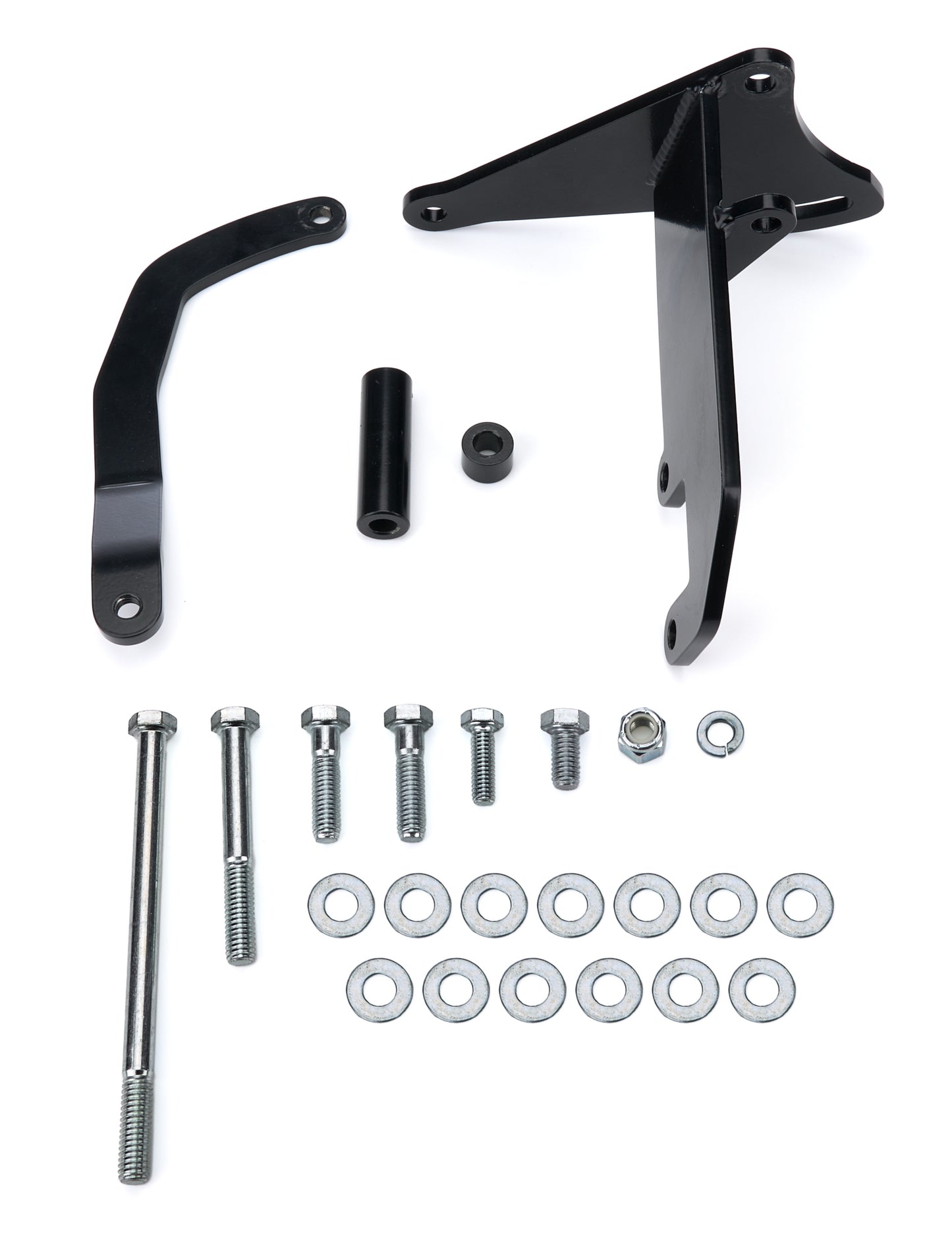 TUFF-STUFF Alternator Bracket SBC Long Water Pump Black Ignitions and Electrical Charging Systems main image