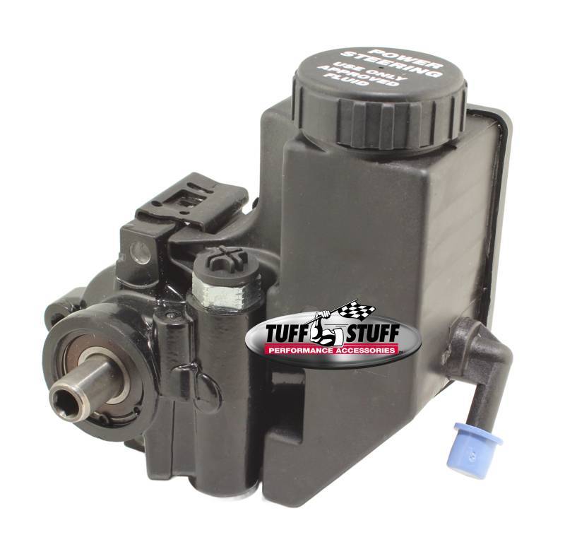 TUFF-STUFF Type II Power Steering Pump w/Reservoir Black Steering and Components Power Steering and Components main image