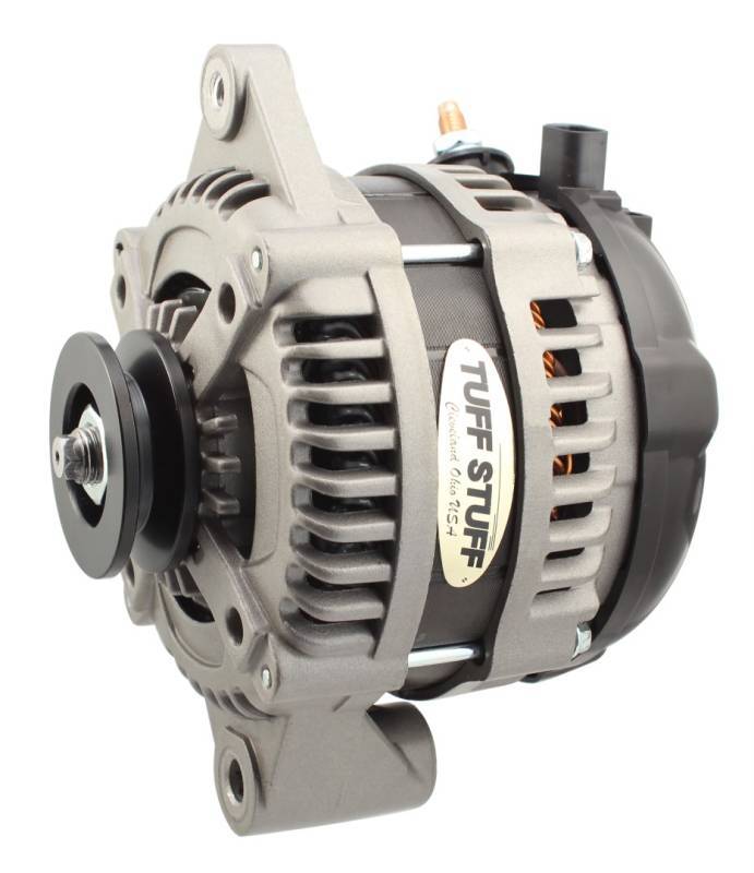 Tuff-Stuff 225 MAX AMP Alternator 1-Groove 1-Wire  Cast Charging Systems Alternators/Generators and Components main image