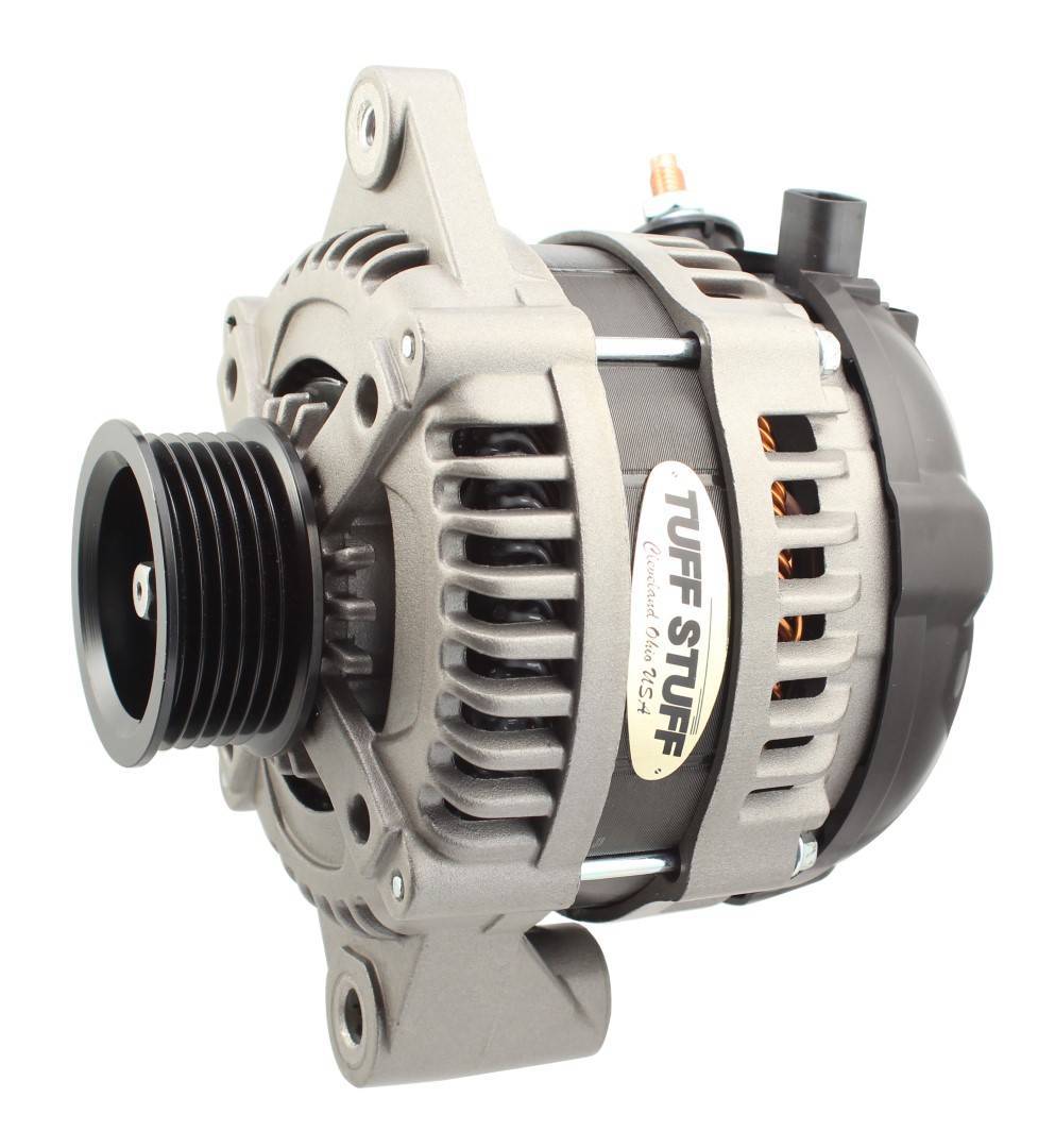 Tuff-Stuff 225 MAX AMP Alternator 6-Groove 1-Wire  Cast Charging Systems Alternators/Generators and Components main image