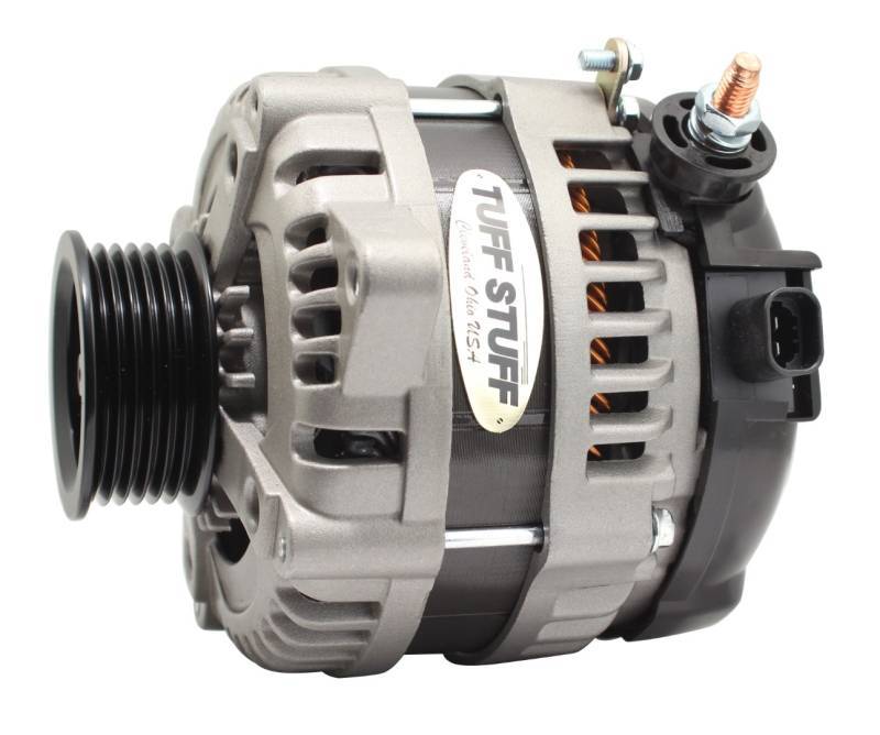 Tuff-Stuff 225 MAX AMP Alternator 6-Groove 1-Wire  Cast Charging Systems Alternators/Generators and Components main image