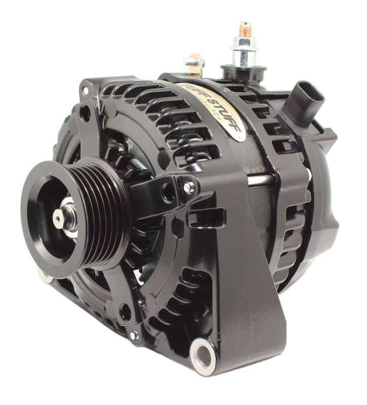 TUFF-STUFF LS225 Max Amp Alternator 6 Groove 1-Wire Black Ignitions and Electrical Charging Systems main image