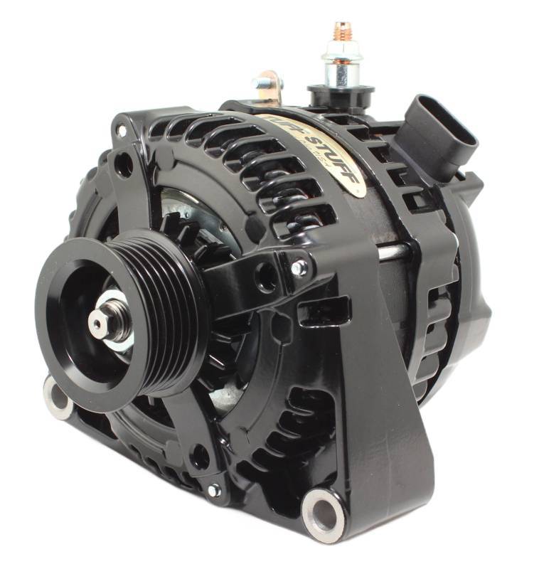 TUFF-STUFF LS225 Max Amp Alternator 6 Groove OEM Wire Black Ignitions and Electrical Charging Systems main image