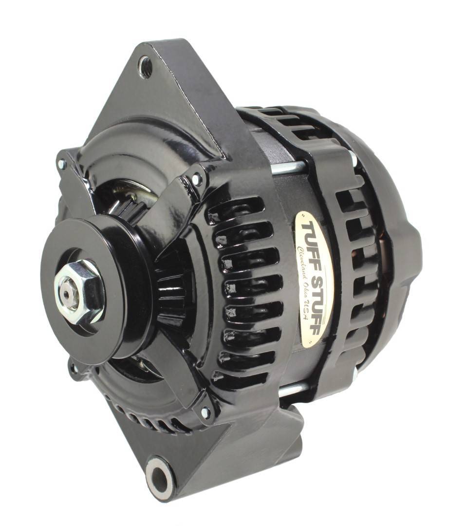 TUFF-STUFF 225 MAX AMP Alternator 1 Groove 1 Wire Black Ignitions and Electrical Charging Systems main image