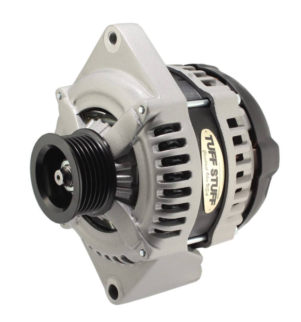TUFF-STUFF 225 MAX AMP Alternator 6 Groove 1 Wire Cast Ignitions and Electrical Charging Systems main image