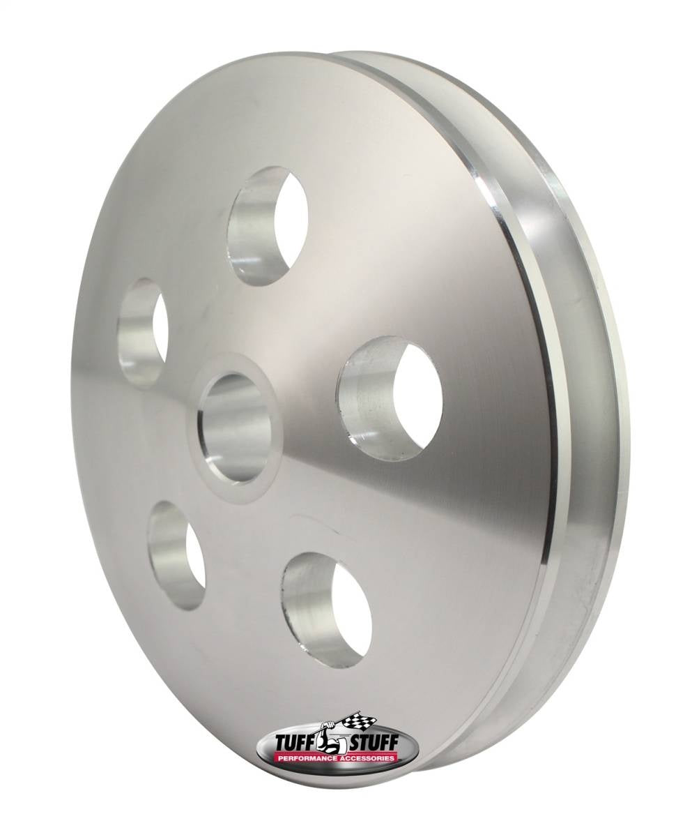 TUFF-STUFF V-Groove Power Steering Pulley Black Engines and Components Belts and Pulleys main image