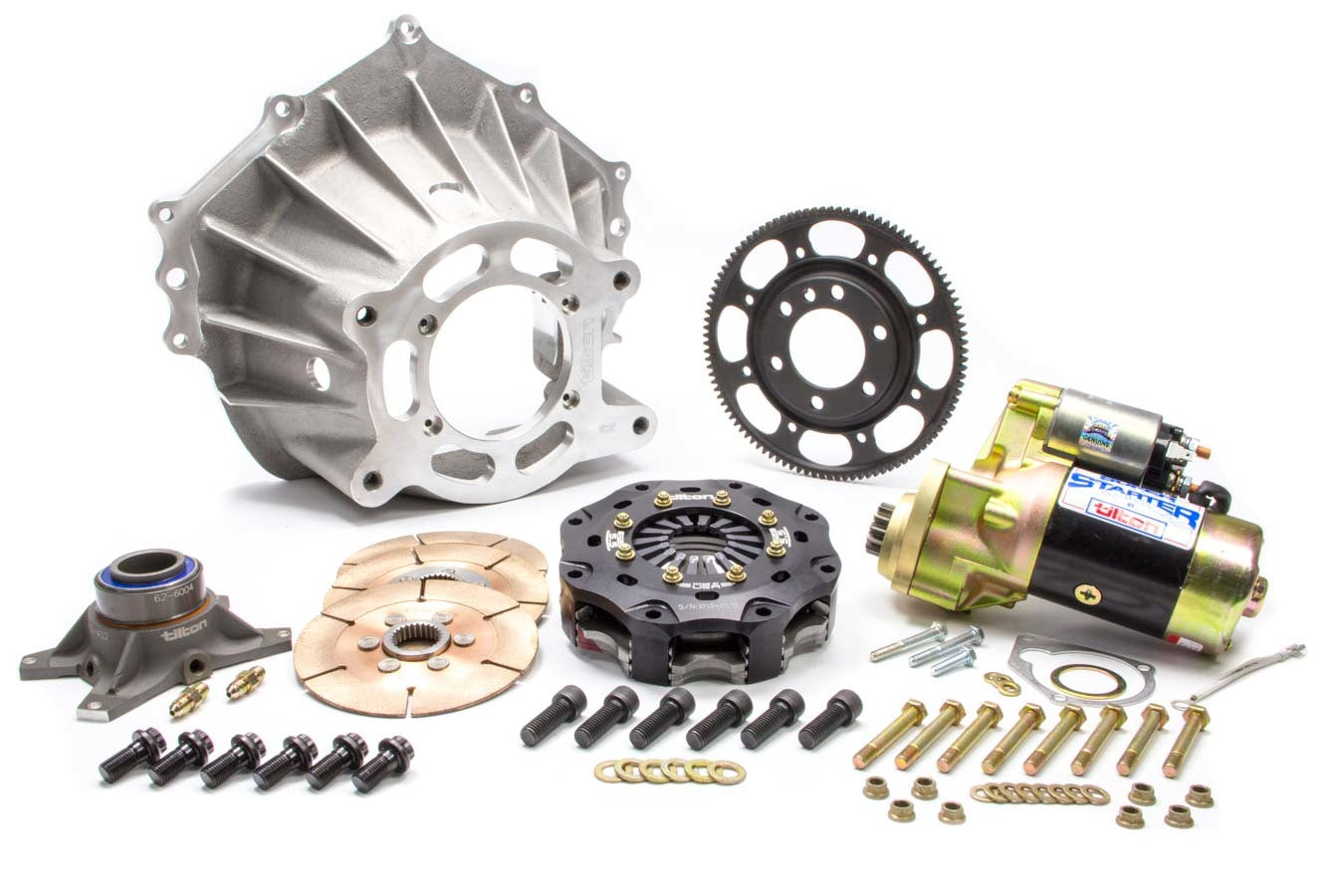 TILTON Driveline Pkg Chevy Alum Mono 5.5in 3-Disc Drivetrain Clutches and Components main image
