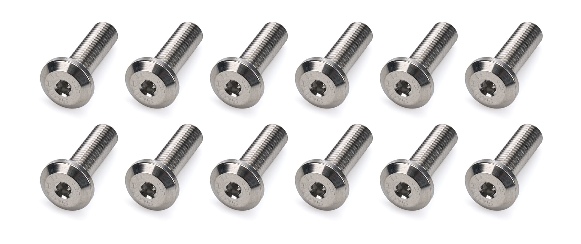 Ti22 PERFORMANCE Top Plate Titanium Bolt Kit 12 1/4 x 7/8 Button Fasteners Fuel Cell/Tank Fasteners main image