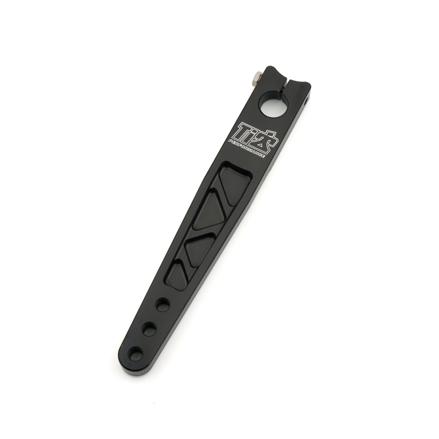 Ti22 PERFORMANCE Pitman Arm 7075 Billet HD Angle Broach Black Steering and Components Steering Linkage main image