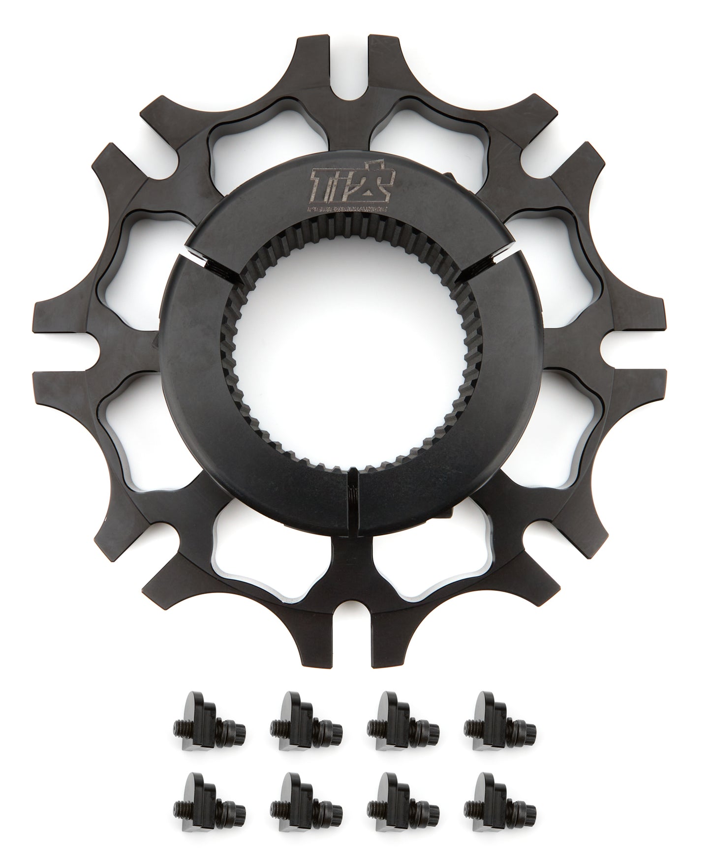 Ti22 Performance Brake Rotor Hub Inboard Splined Black Aluminum Brake Systems And Components Brake Hub Rotor Rings main image