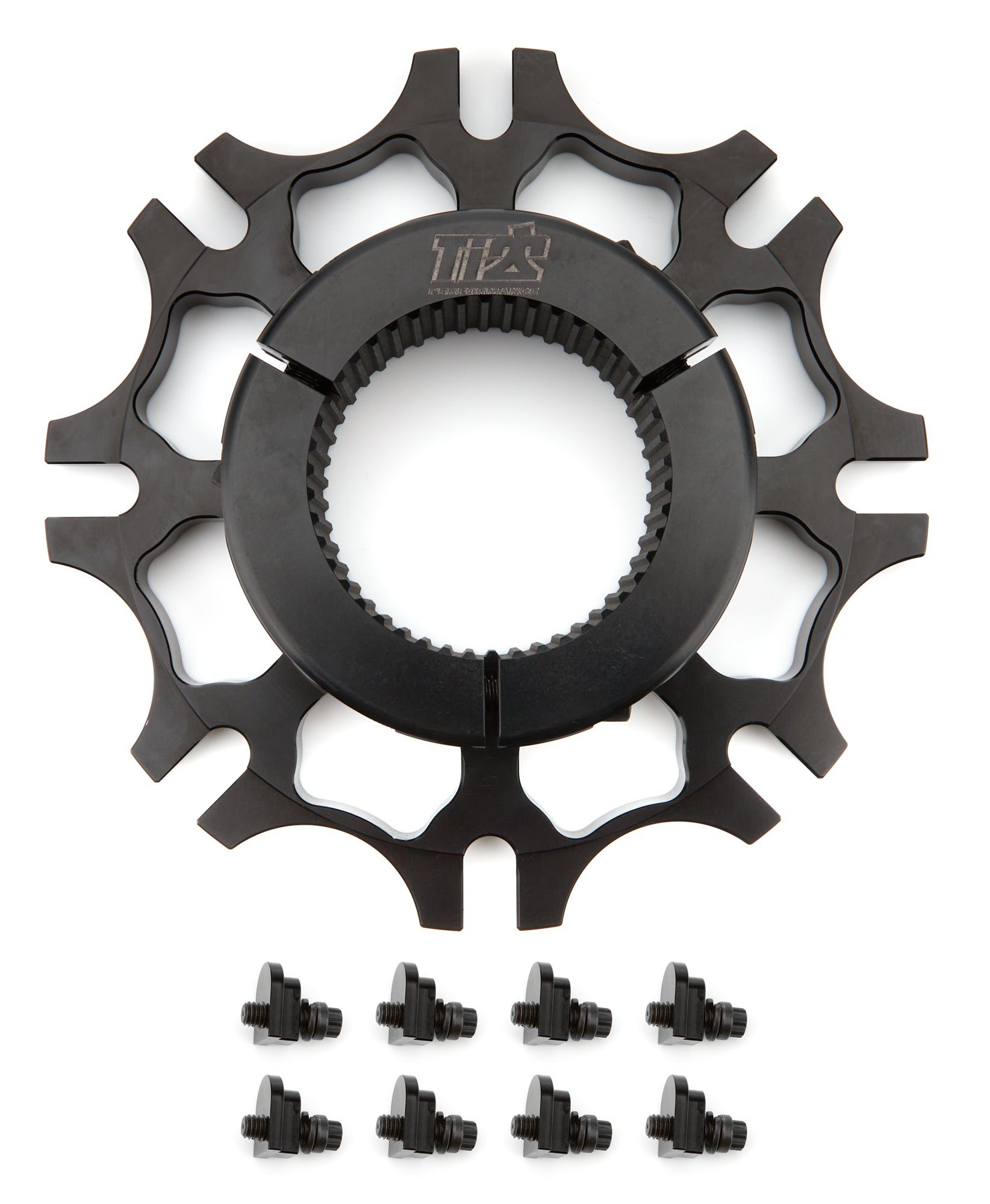 Ti22 Performance Brake Rotor Hub Inboard Splined Black Aluminum Brake Systems And Components Brake Hub Rotor Rings main image