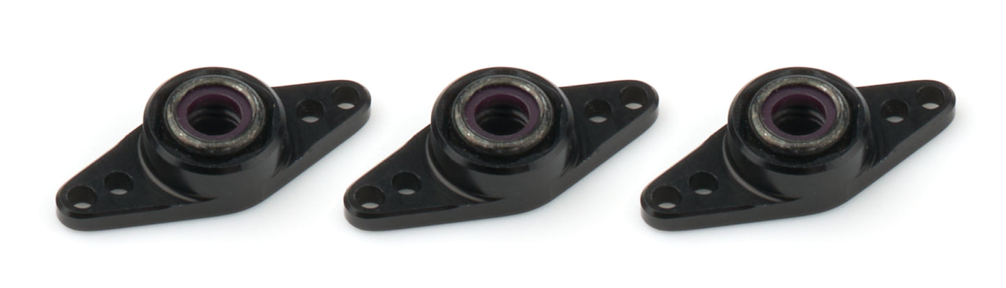 Ti22 PERFORMANCE Mud Cover Install Plate 5/16-28 Thread Black 3pk Wheels and Tires Tire and Wheel Accessories main image