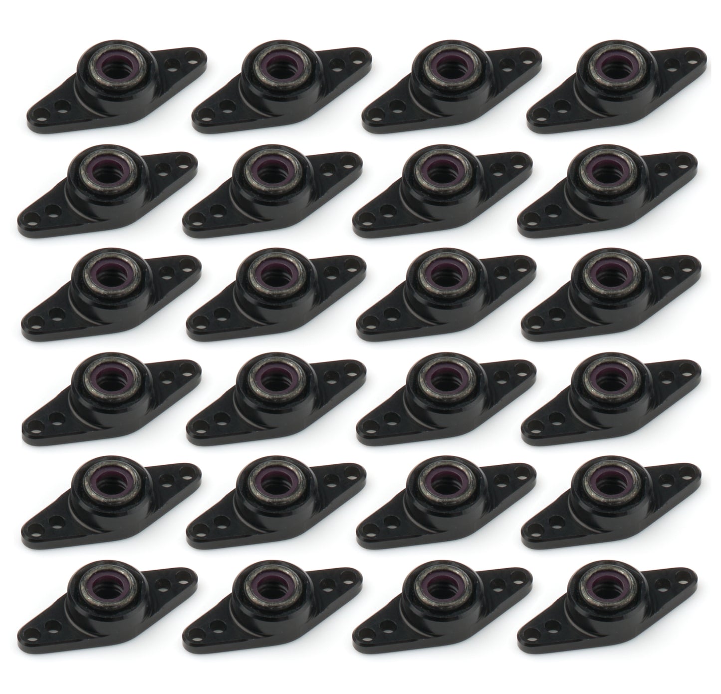 Ti22 PERFORMANCE Mud Cover Install Plate 5/16-28 Thread BLK 24pk Wheels and Tires Tire and Wheel Accessories main image
