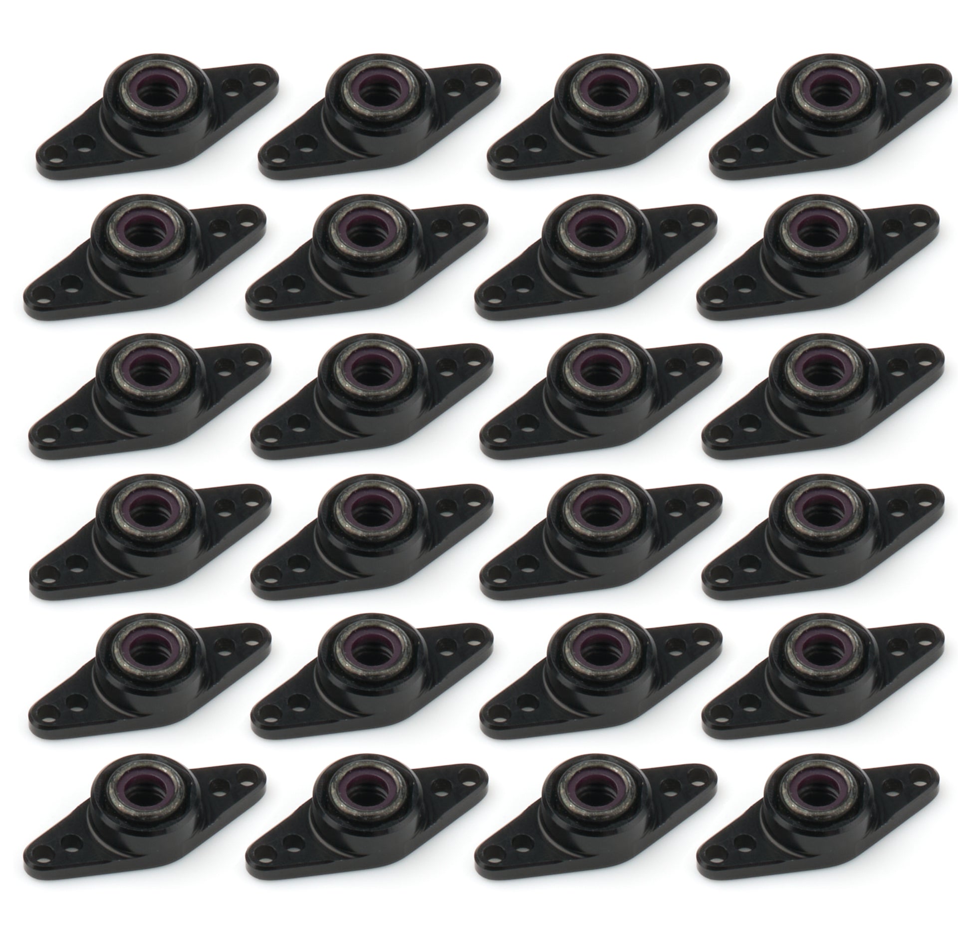 Ti22 PERFORMANCE Mud Cover Install Plate 5/16-28 Thread BLK 24pk Wheels and Tires Tire and Wheel Accessories main image