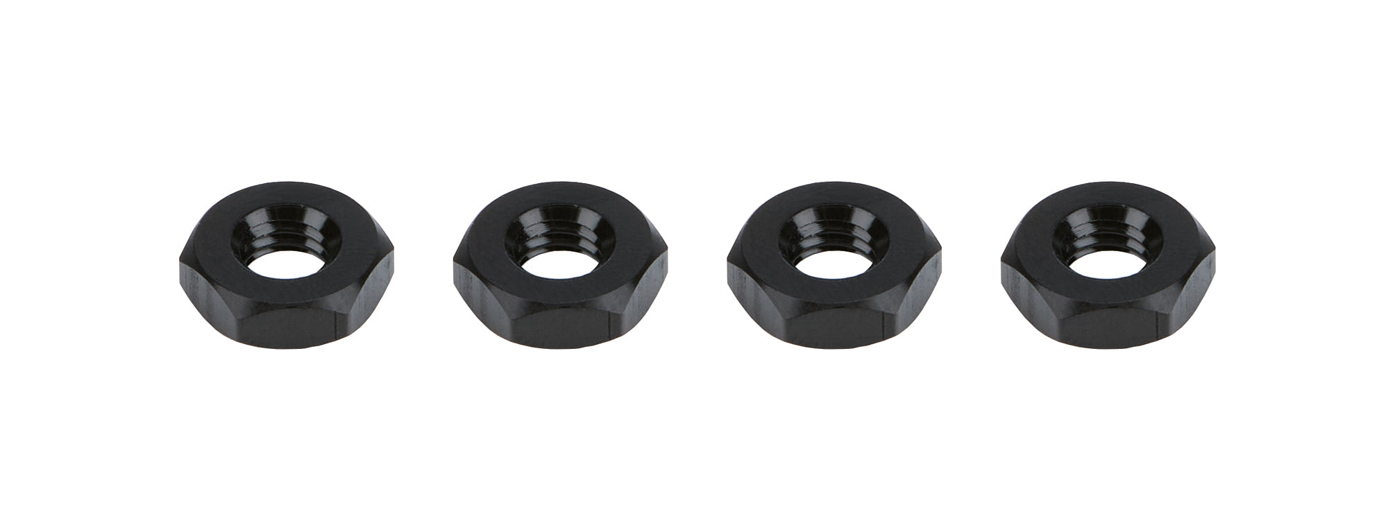 Ti22 Performance Jam Nuts RH 10-32 Black Aluminum 4 pack Bulk Fasteners Jam Nut main image