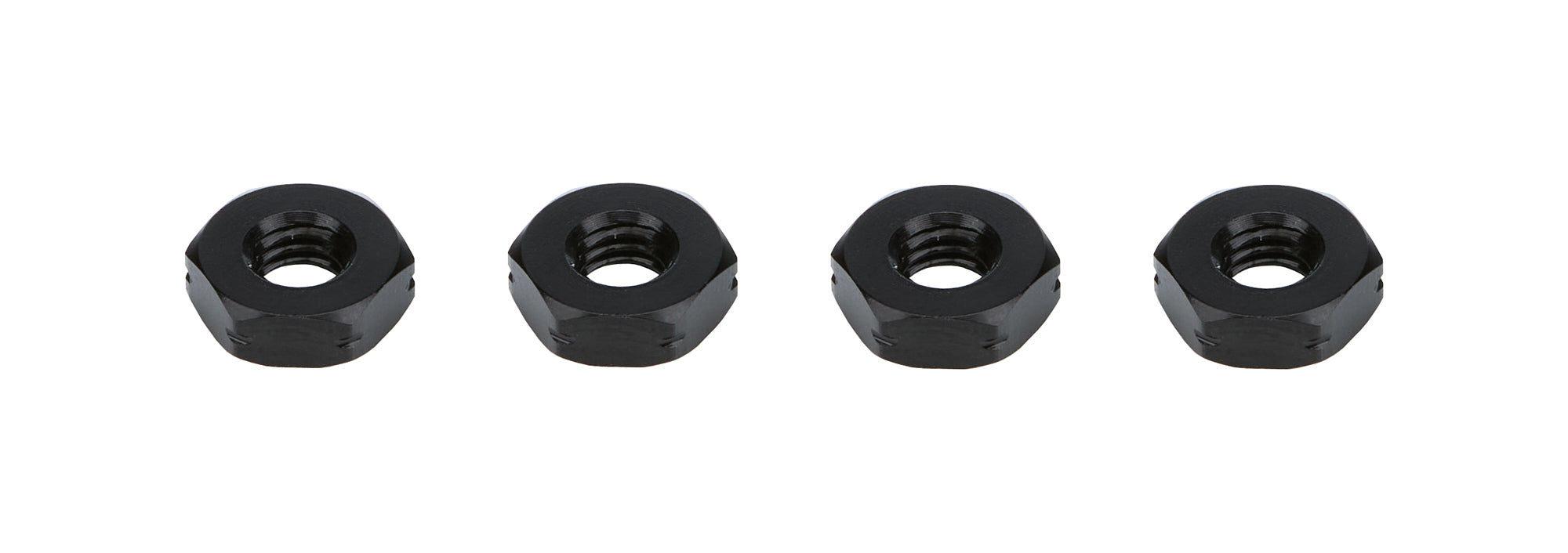 Ti22 Performance Jam Nuts LH 10-32 Black Aluminum 4 Pack Bulk Fasteners Jam Nut main image