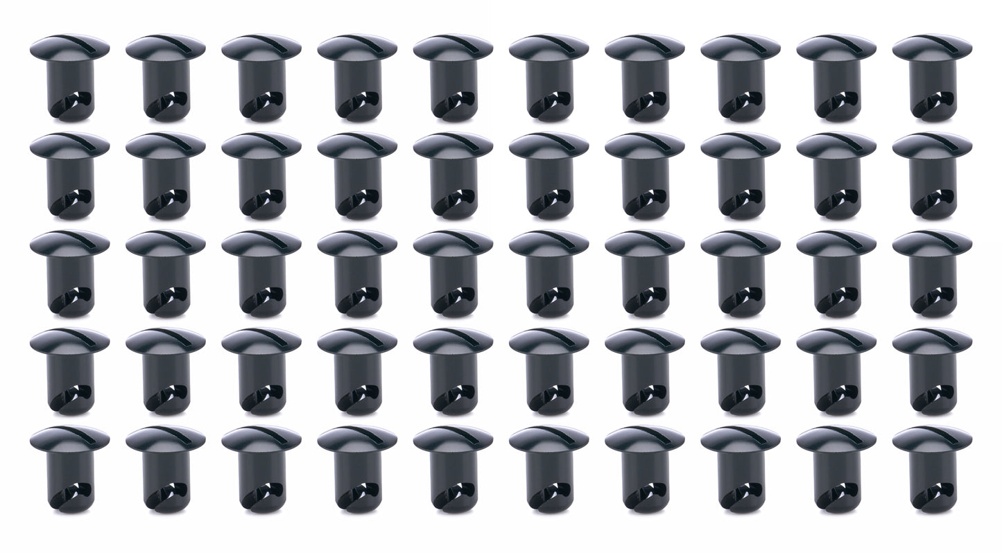 Ti22 PERFORMANCE Oval Head Buttons .450 Long Black 50 Pack Fasteners Body Fastener Kits main image