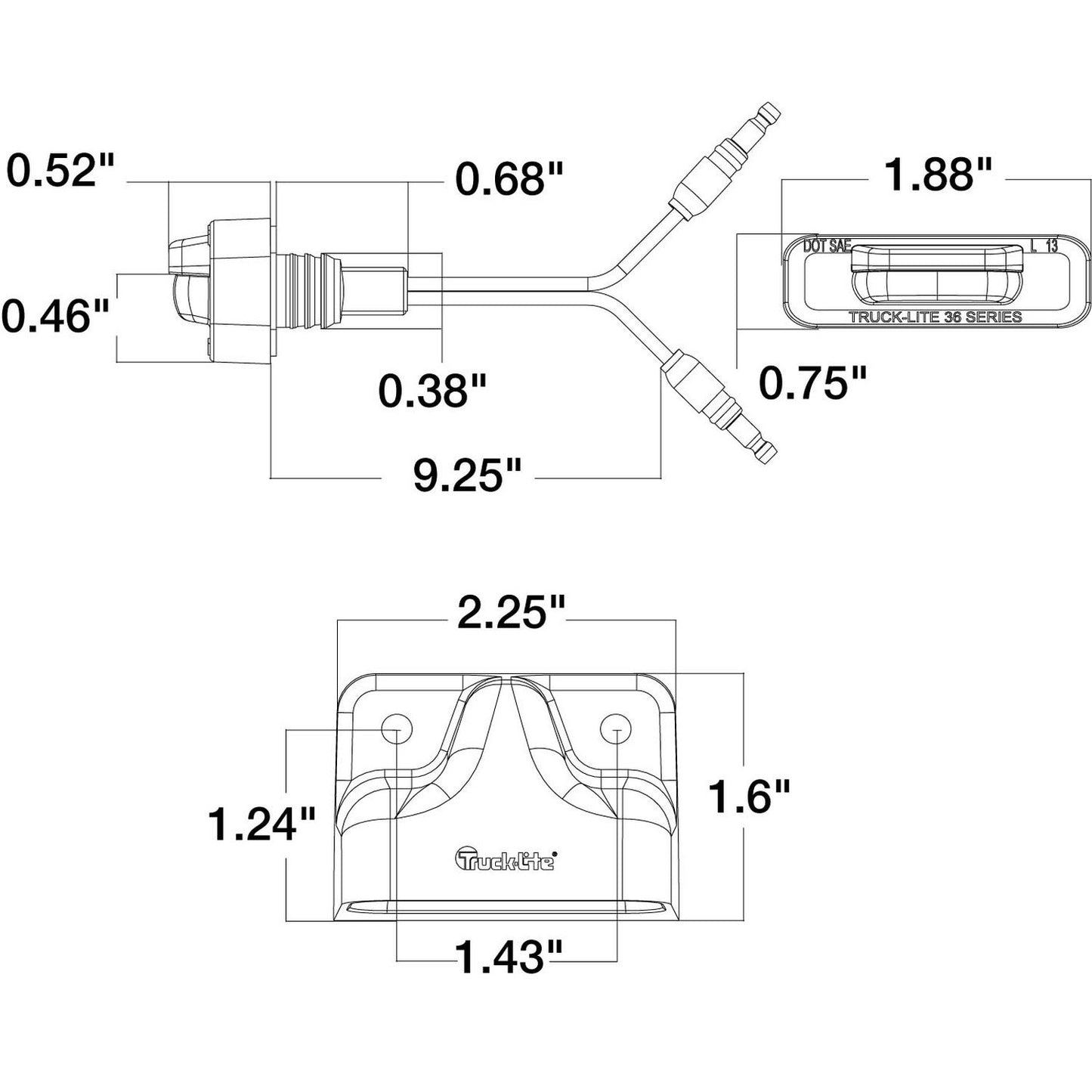 TRK-Lite License Plate Light 36042C image 2