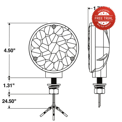 TRK-Lite Turn Signal Light 80867 image 2