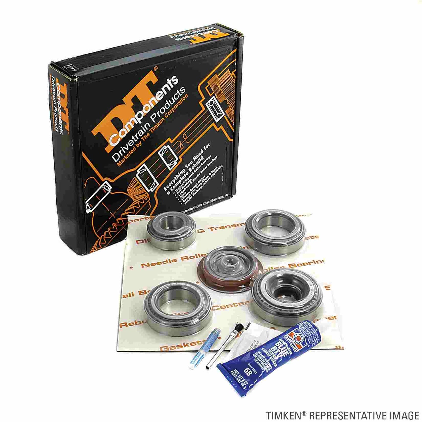 Timken Axle Differential Bearing and Seal Kit DRK338