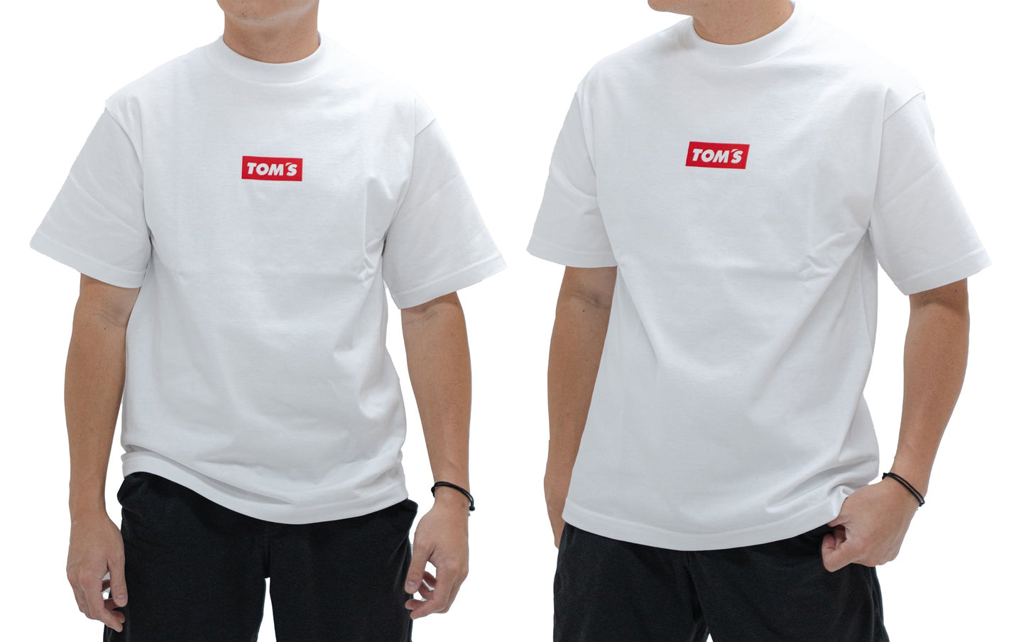 TOM'S Racing Box Logo T-Shirt (Red and Black Option)