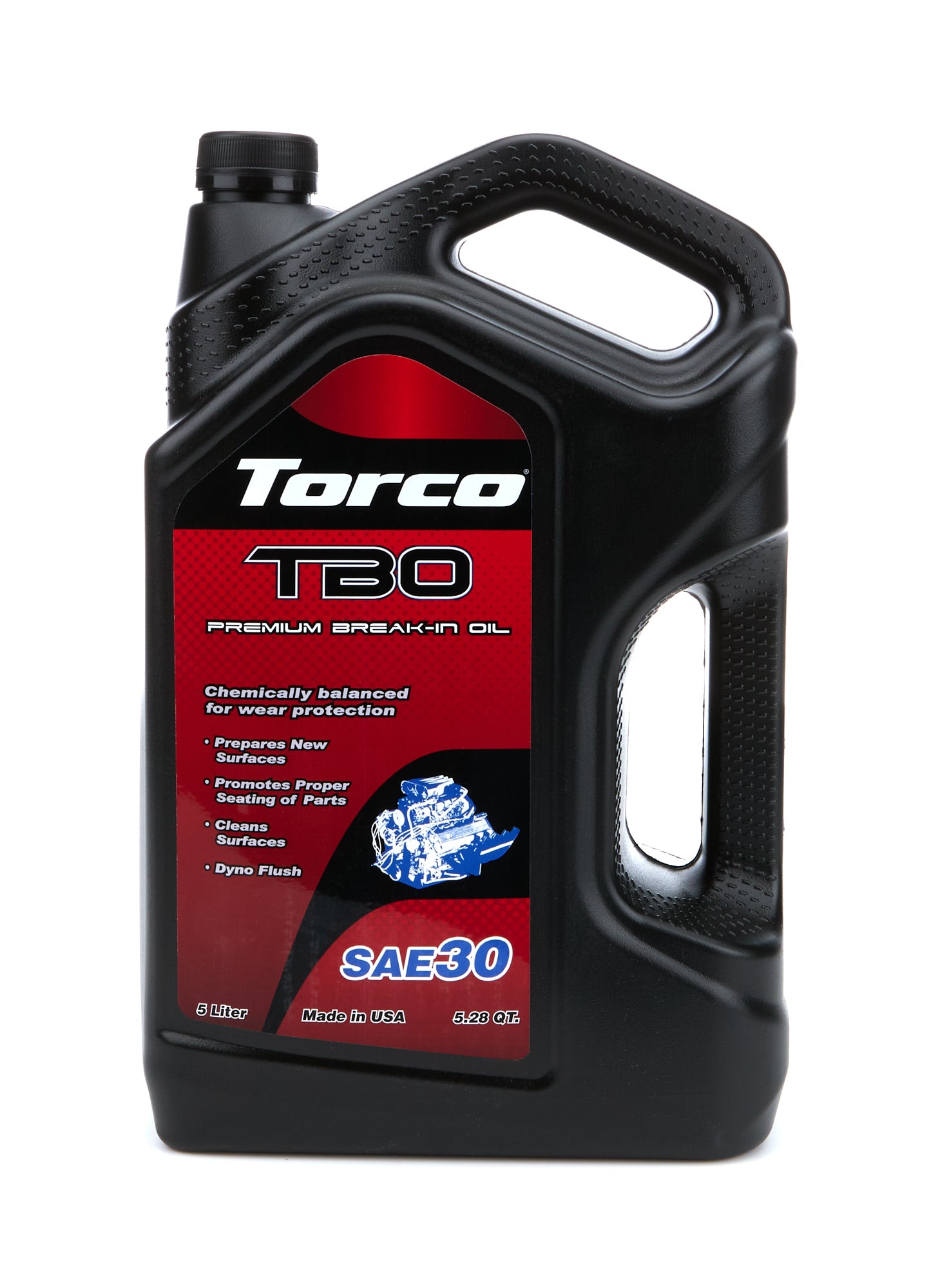 Torco TBO 30W Premium Break In Oil 5 Liter Bottle Oils, Fluids and Additives Motor Oil main image