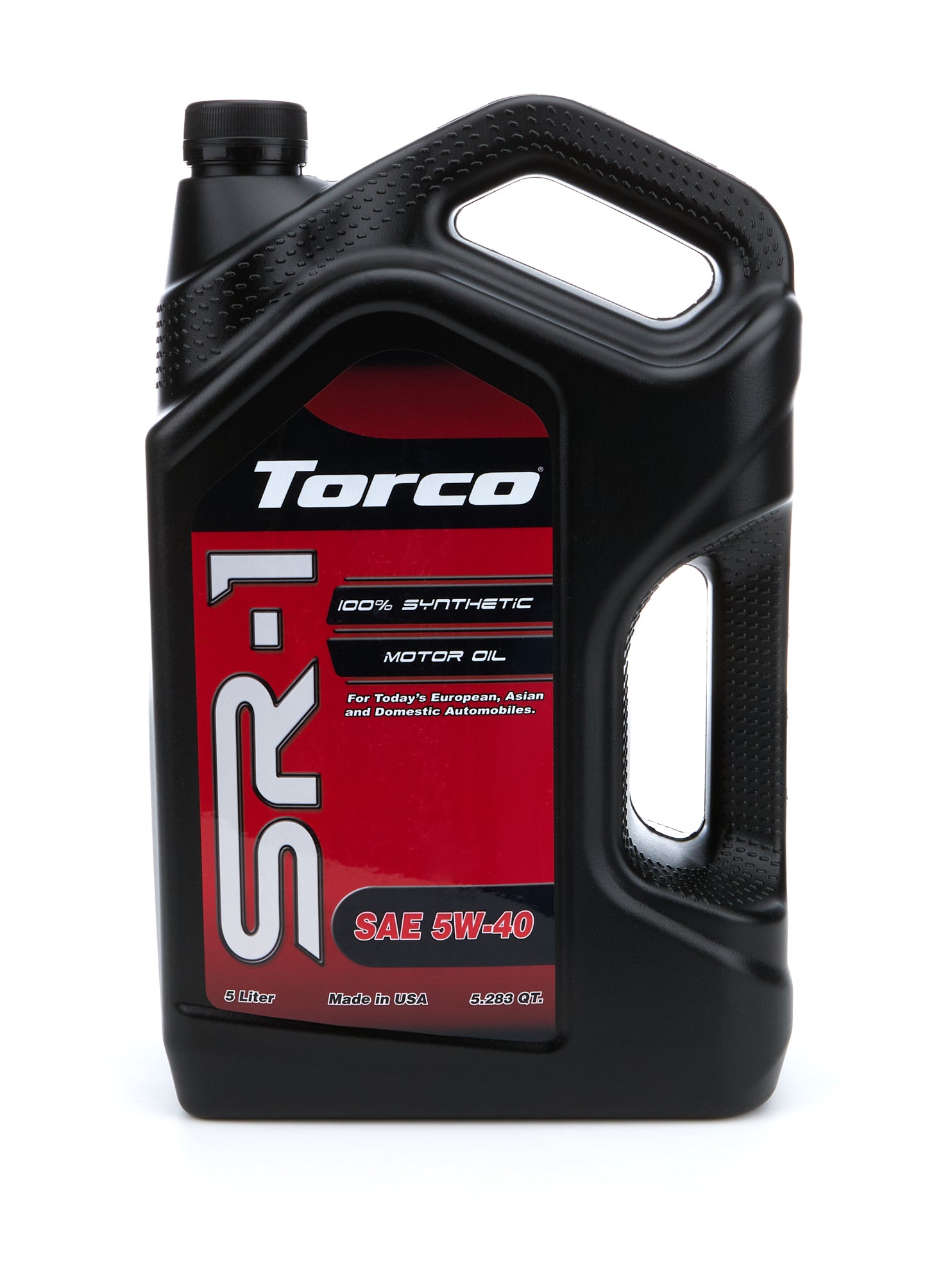 Torco SR-1 Synthetic Oil 5w40 5 Liter Bottle Oils, Fluids and Additives Motor Oil main image