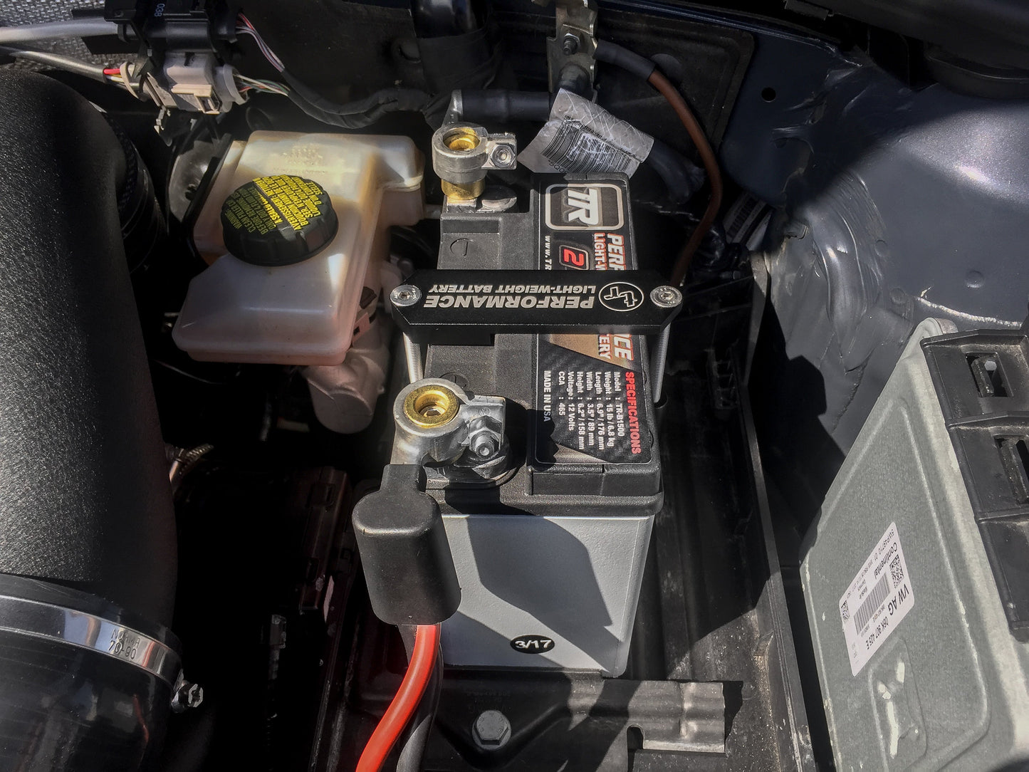 Tomioka Racing TR-B1500 15LBS AGM Lightweight Battery Street Use, Race Use, Track Use Universal Fit with Battery Tender (Optional)