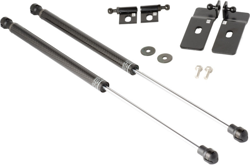 Tomioka Racing TR Carbon Hood Dampers - Bolt-On Gas Strut Kit
