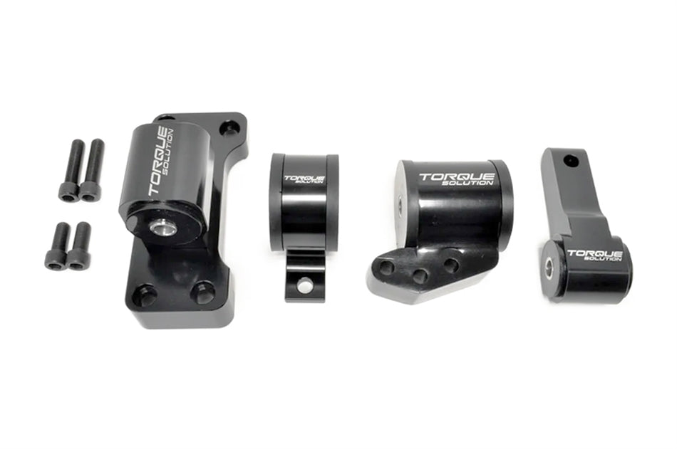 Torque Solution Billet Aluminum 4 Piece Engine Mount Kit: Mitsubishi Evolution VII-IX 2001-2006