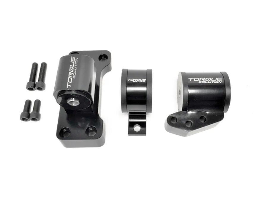 Torque Solution Billet aluminum 3 piece Engine Mount kit: Mitsubishi Evolution VII-IX 2001-2006