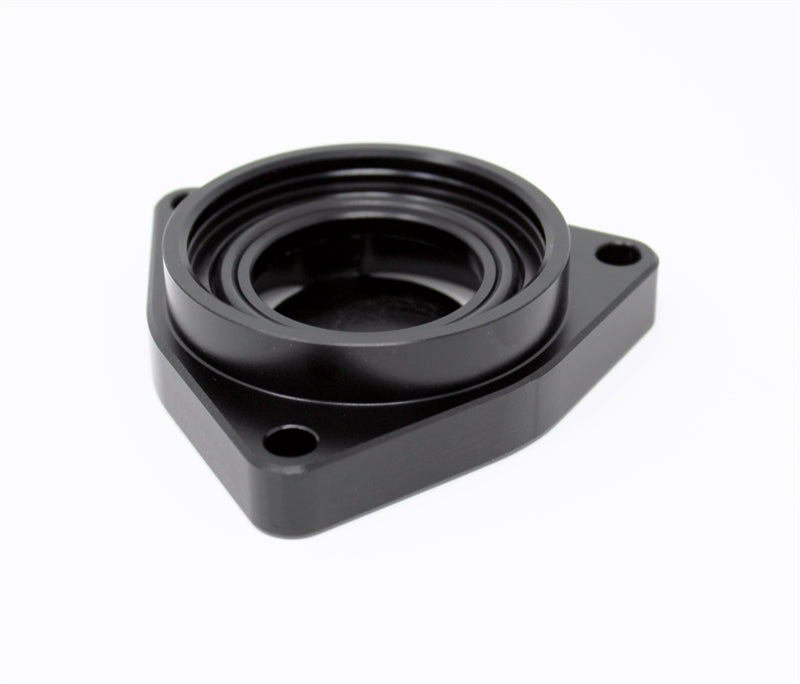 Torque Solution HKS Blow Off Valve Adapter (Black): Hyundai Genesis Coupe 2.0T 2010+ TS-GEN-HKS-BK