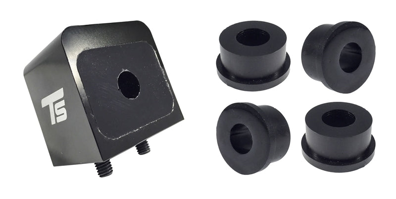 Torque Solution Black Shifter Bushing Combo: 2011-2015 Hyundai Genesis Coupe TS-GEN-REAR-C11