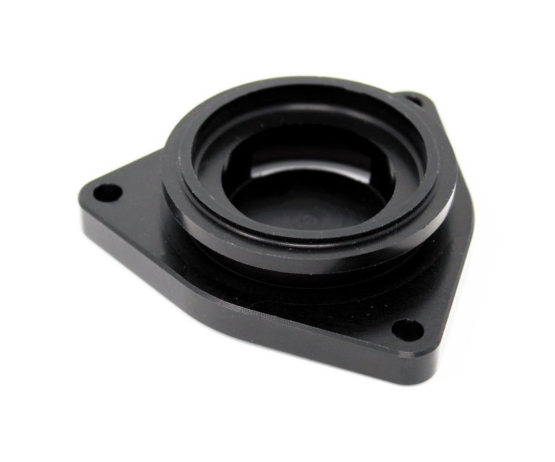 Torque Solution Tial Blow Off Valve Adapter (Black): Hyundai Genesis Coupe 2.0T 2010+ TS-GEN-TIAL-BK