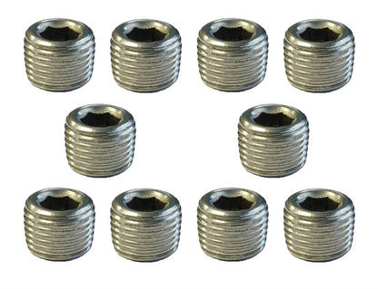 Torque Solution Stainless Steel 1/8 in NPT Plug: Universal 10 Pack TS-NPT-18.10