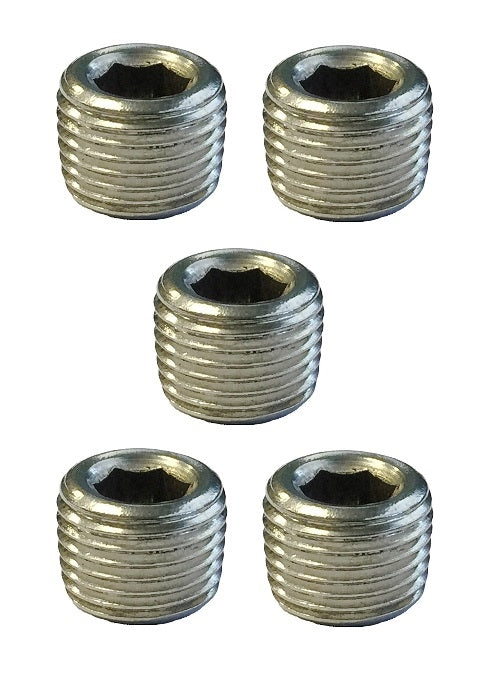 Torque Solution Stainless Steel 1/8 in NPT Plug: Universal 5 Pack TS-NPT-18.5