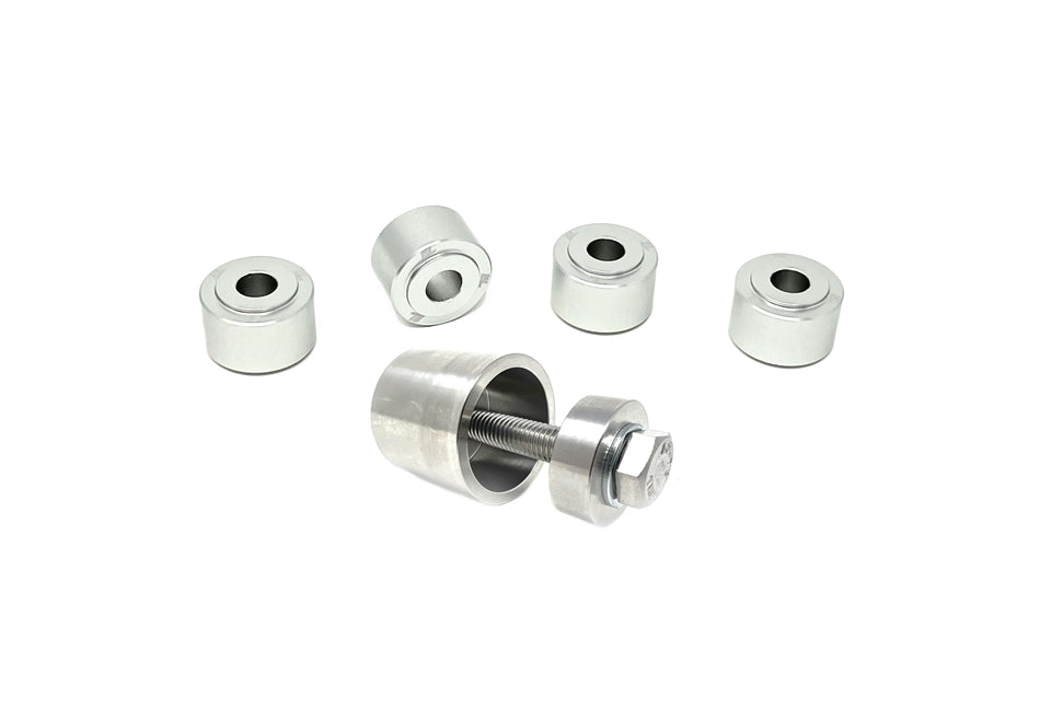 Torque Solution Solid Shifter Bracket Bushings w/ Tool: Nissan / Infiniti 350z 370z G35 G37 Q60 Z