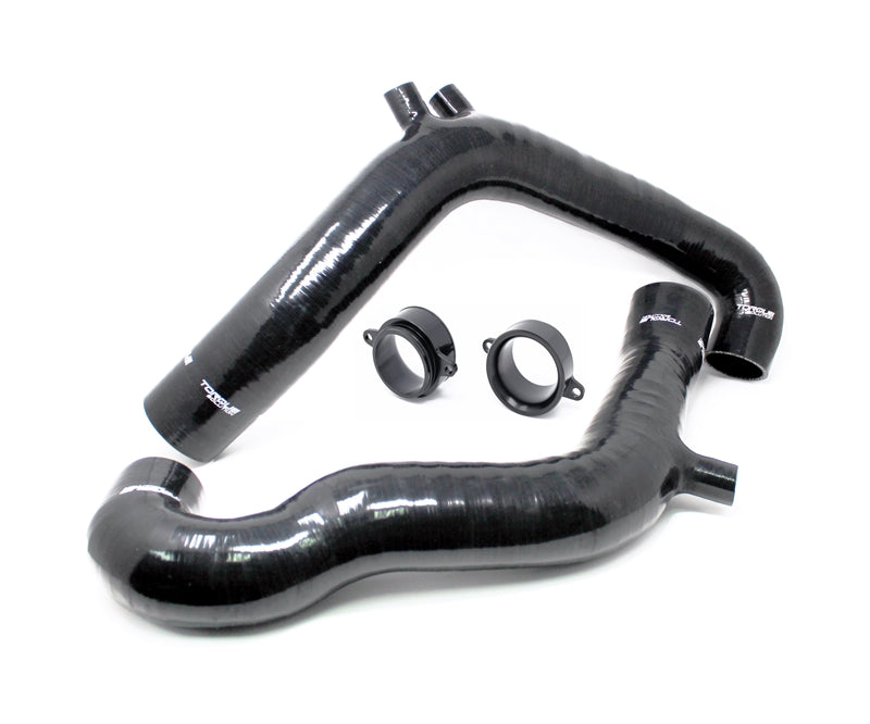 Torque Solution Turbo Inlet Hose Black - 10-12 Porsche 997.2 Turbo / Turbo S TS-POR-527