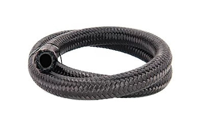 Torque Solution Nylon Braided Rubber Hose: -6AN (0.34" ID)