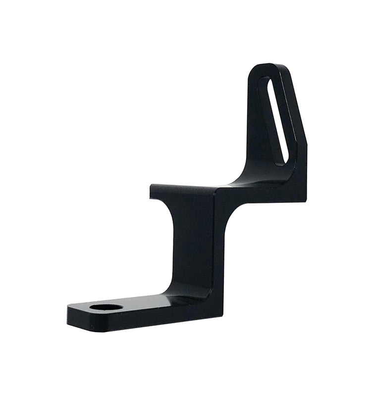 Torque Solution Reversed Intake Manifold Alternator Relocation Bracket (Black): Subaru WRX 02-14, STI 04-18, FXT, LGT, EJ20, EJ25