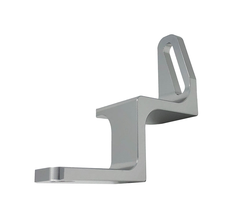Torque Solution Reversed Intake Manifold Alternator Relocation Bracket (Silver): Subaru WRX 02-14, STI 04-18, FXT, LGT, EJ20, EJ25
