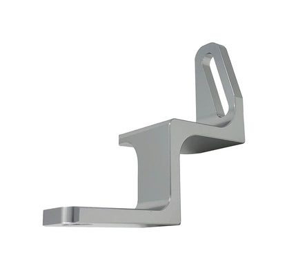 Torque Solution Reversed Intake Manifold Alternator Relocation Bracket (Silver): Subaru WRX 02-14, STI 04-18, FXT, LGT, EJ20, EJ25