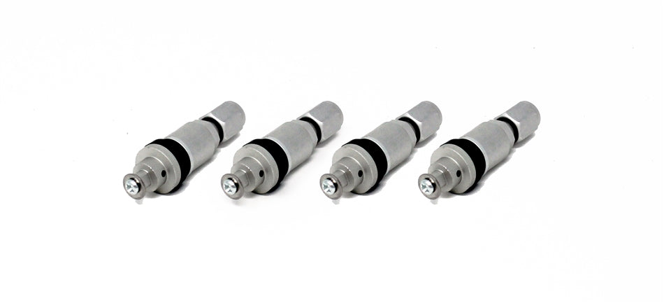 Torque Solution Billet TPMS Valve Stem (Silver): Subaru / Ford