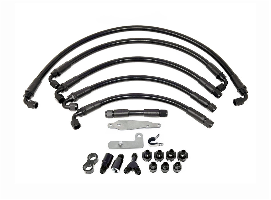 Torque Solution PTFE Fuel Line Kit: Subaru WRX STI 08-21 / WRX 08-14