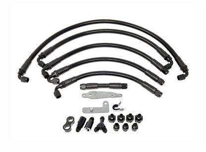 Torque Solution PTFE Fuel Line Kit: Subaru WRX STI 08-21 / WRX 08-14