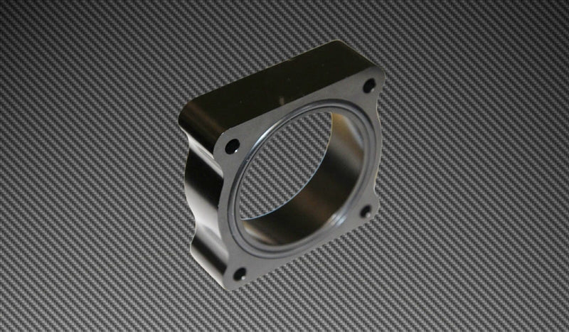 Torque Solution Throttle Body Spacer 2013 Ford Focus ST - Black TS-TBS-022B