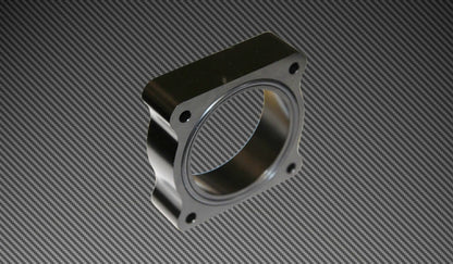 Torque Solution Throttle Body Spacer 2013 Ford Focus ST - Black TS-TBS-022B