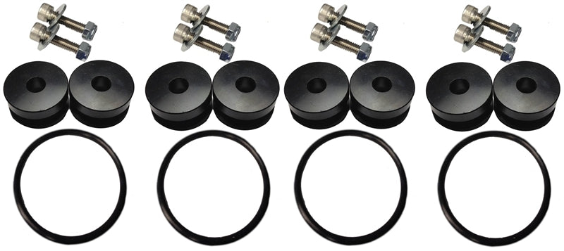 Torque Solution Billet Bumper Quick Release Kit Combo: Universal