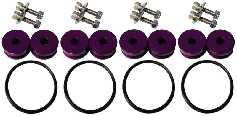 Torque Solution Billet Bumper Quick Release Kit Combo: Universal