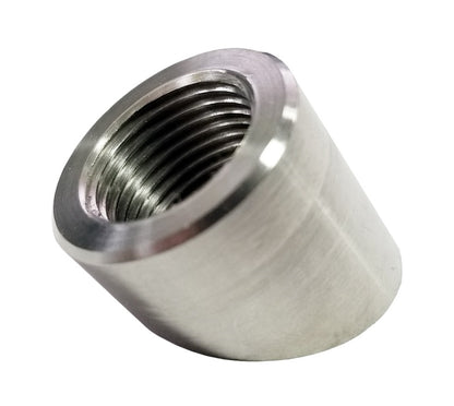 Torque Solution O2 Sensor Bung 60 Degree Angled Stainless Steel TS-UNI-416